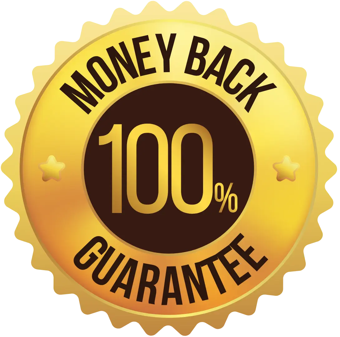 Balmorex Pro guarantee badge